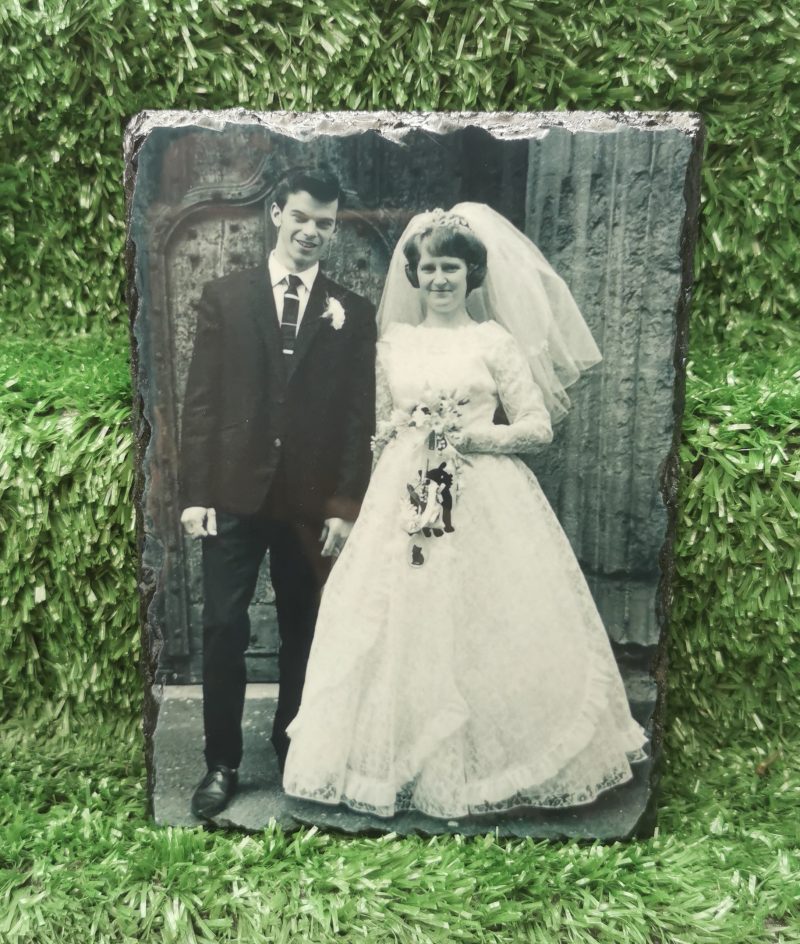 Coloured Photo Slates, Rectangular, Personalised, Keepsake, Gift