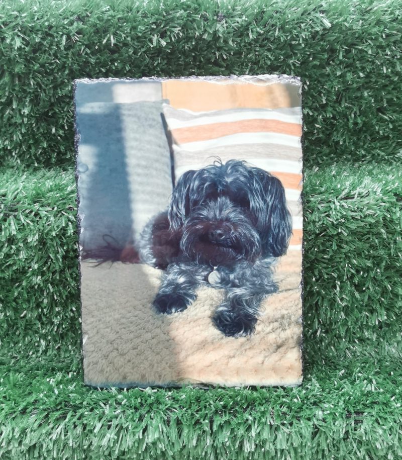 Coloured Photo Slates, Rectangular, Personalised, Keepsake, Gift