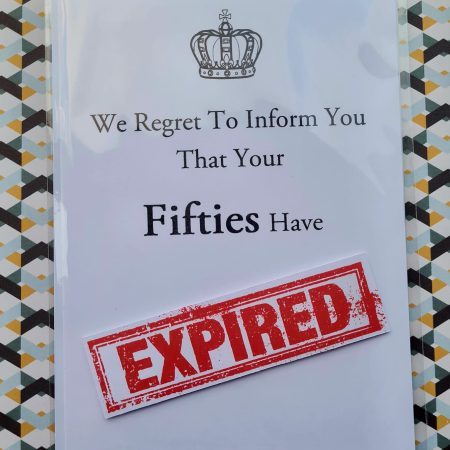 30th 40th 50th 60th 70th Milestone Birthday card