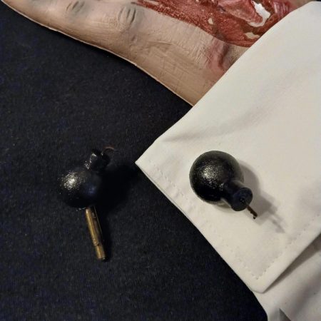 KaBoom Cufflinks - cartoon/comic "explosives" cuff links | dynamite | comedy bomb | novelty