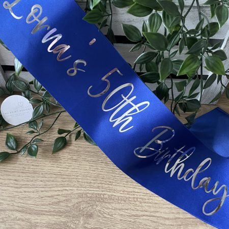 Birthday Sash / Personalised Birthday Sash