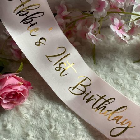 Birthday Sash / Personalised Birthday Sash