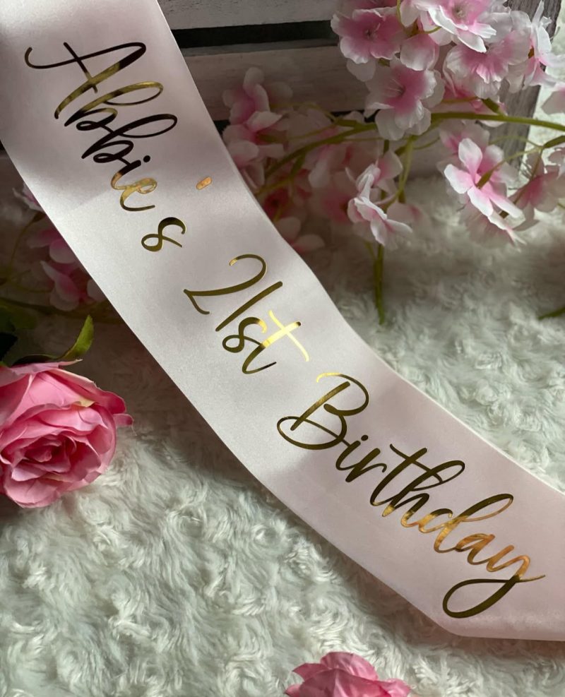 Birthday Sash / Personalised Birthday Sash