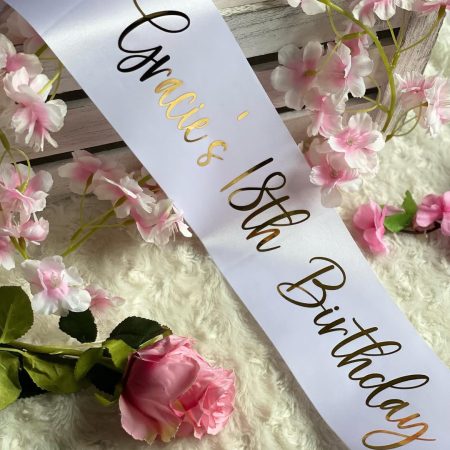 Birthday Sash / Personalised Birthday Sash