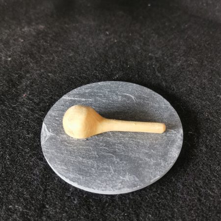 Hand Carved Wooden Salt, Pepper, Herb Spoon