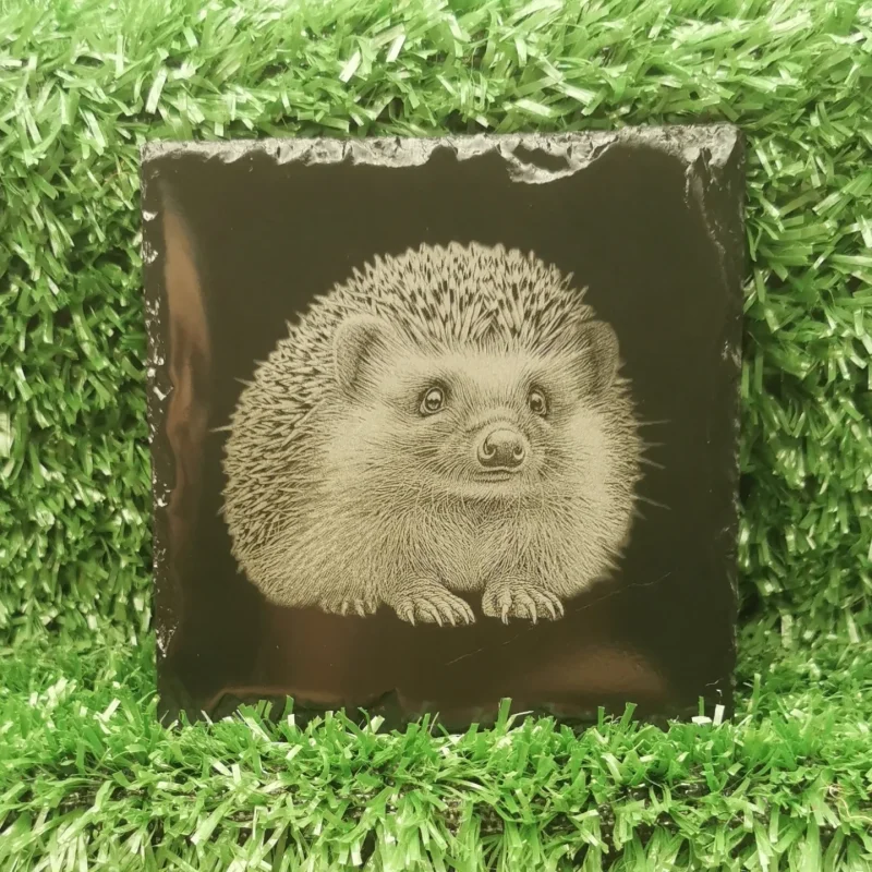 Wildlife Slate Coasters, Fox, Mouse, Hedgehog, Stag, Badger