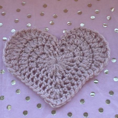 Heart Coasters in Pink (set of 4)
