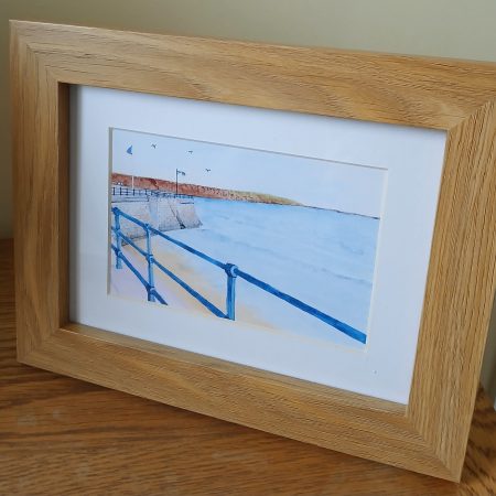 Filey Bay . Print of an original landscape watercolour Filey print