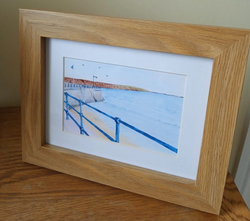 Filey Bay . Print of an original landscape watercolour Filey print