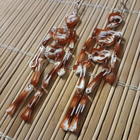 SkeleFun Earrings - Special Editions | skeleton | handmade jewellery