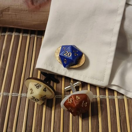 Nat20 Cufflinks | d20 charm | TTRPG