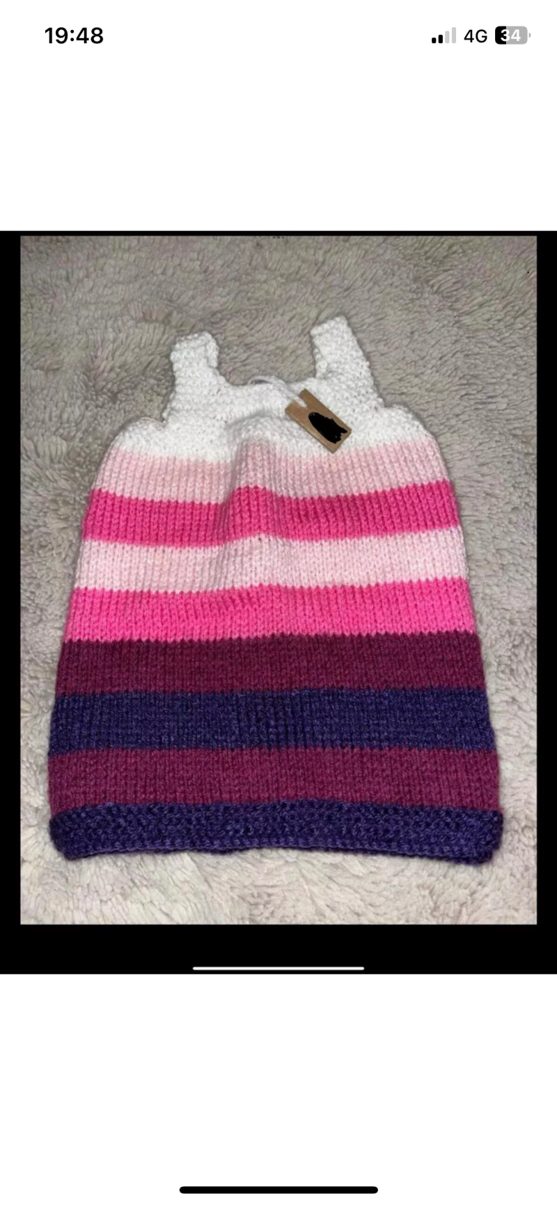 3-6mth (18 inch chest) Cornish Pinafore