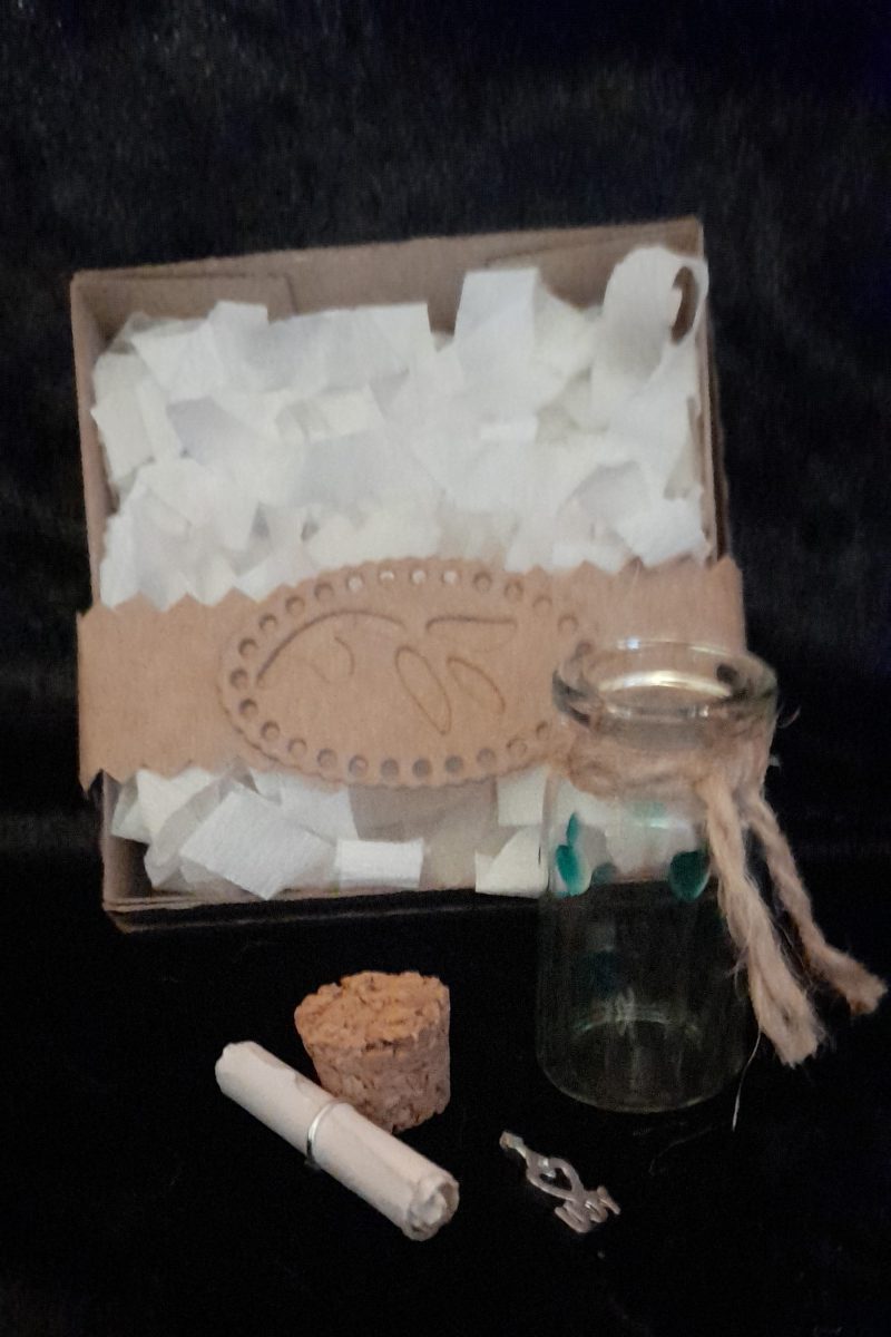Message in a bottle - in gift box