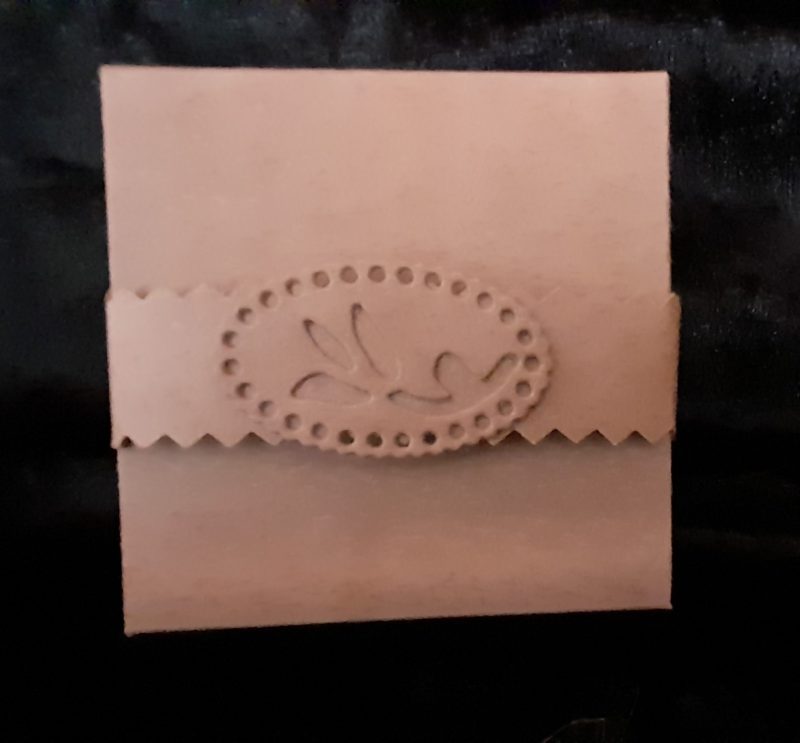 Message in a bottle in gift box