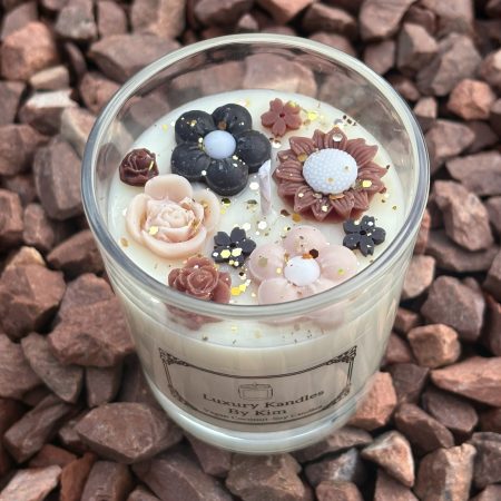 Nude Flower Candle in Medium Jar