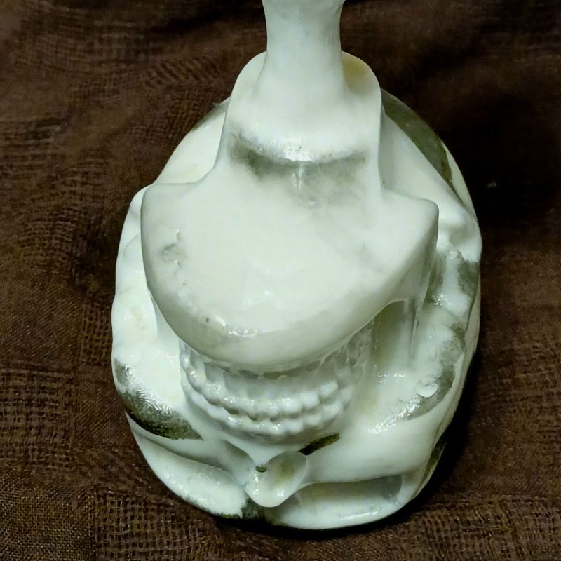 Grim Chalice - Marble | stone effect | skull-shaped resin cup