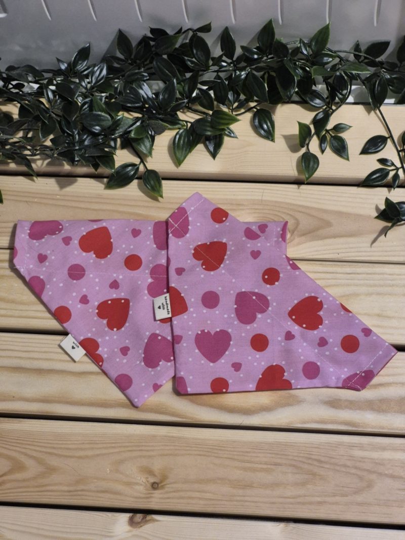 Hearts Over Collar Bandana | 4 Sizes Available