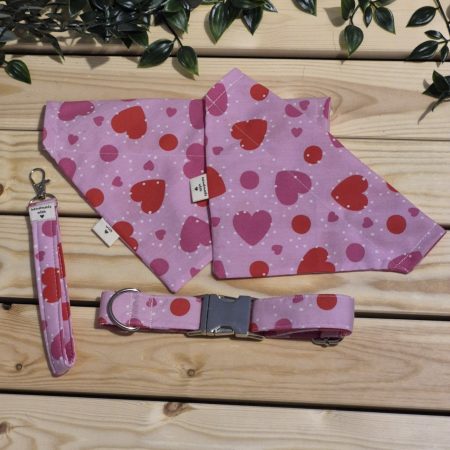 Hearts Over Collar Bandana | 4 Sizes Available