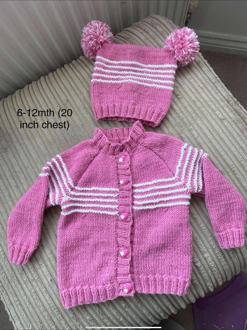 Collared Jackets and hats, 3 different sizes and colours