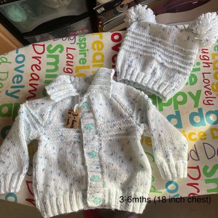 Collared Jackets and hats, 3 different sizes and colours