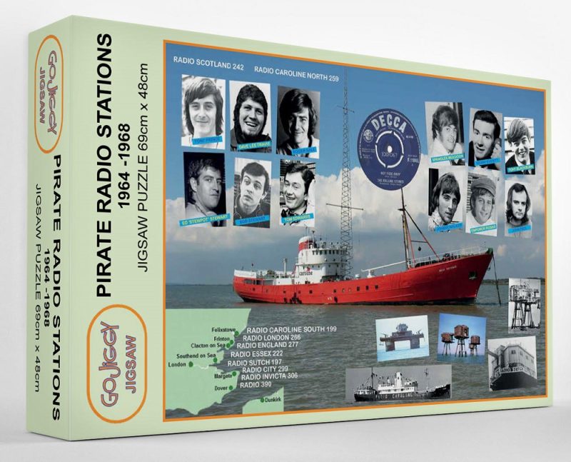 Pirate Radio Stations: 1000 piece jigsaw