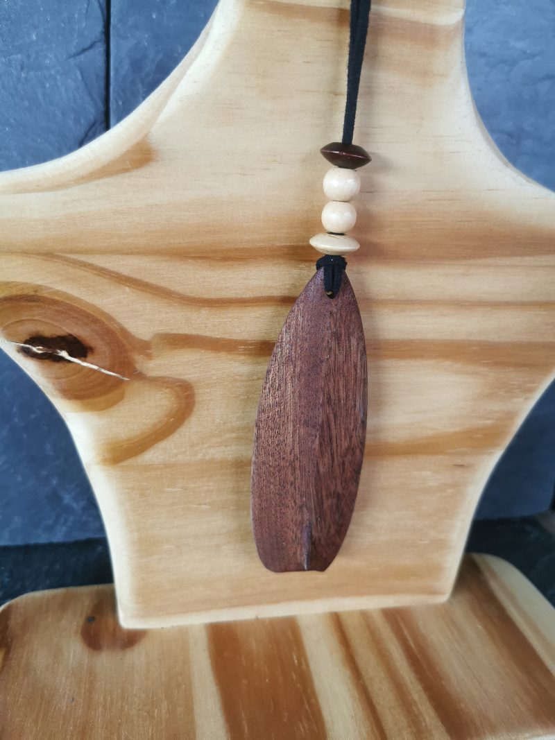 Hand Carved Sapele Mahogany Surfboard Decorative Item
