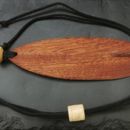 Hand Carved Sapele Mahogany Surfboard Decorative Item