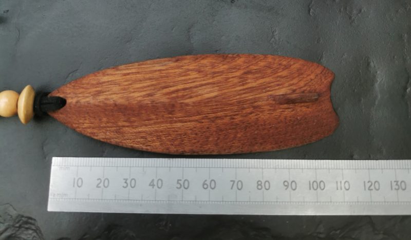 Hand Carved Sapele Mahogany Surfboard Decorative Item