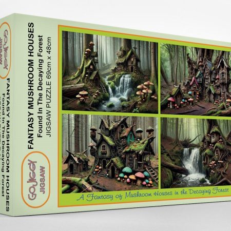 Fantasy Mushroom Houses; 1000 piece Jigsaw