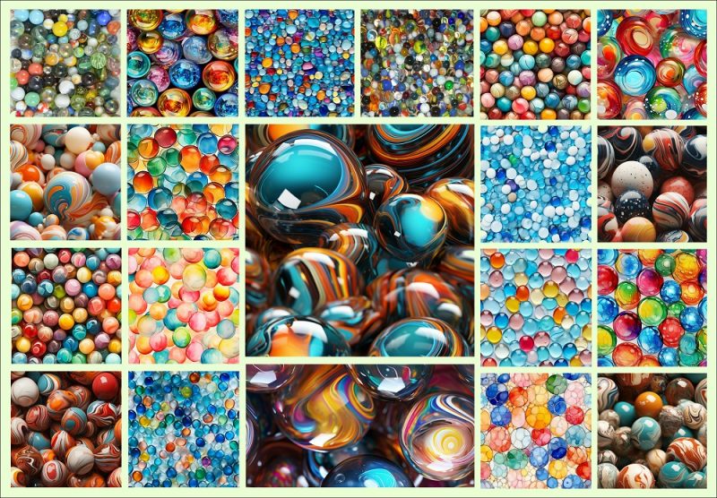 Marbles: 1000 piece jigsaw