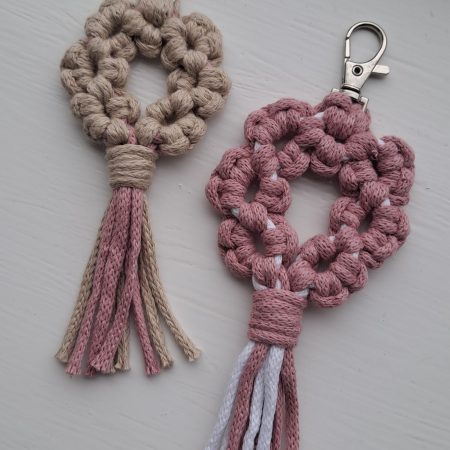 Flower keyring