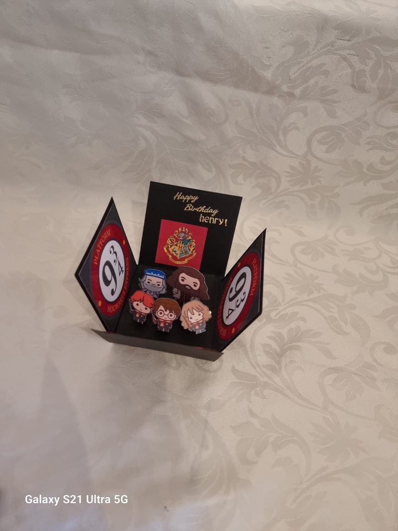 Personalised box cards