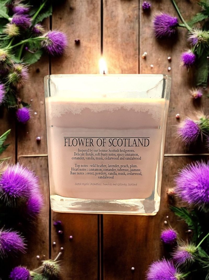 Flower of Scotland Luxury Soy Wax Candle (Gift Boxed)