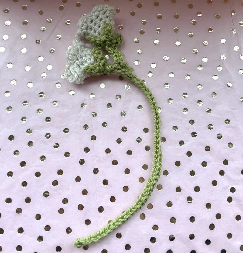 Lily of the Valley Handmade Bookmark