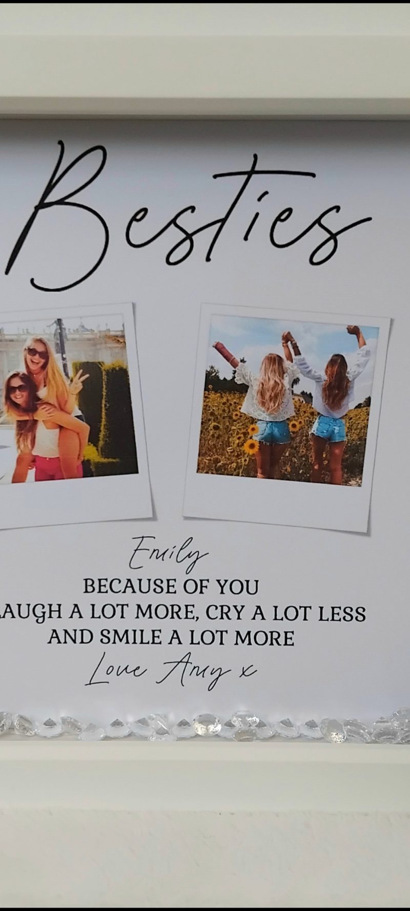 Personalised Bestie Frame,Friend Gift,Best Friend Frame,Personalised Photo Frame
