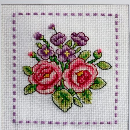 Greetings card - A Cross stitch greetings card for all occasions and perfect for any loved one - Image 2