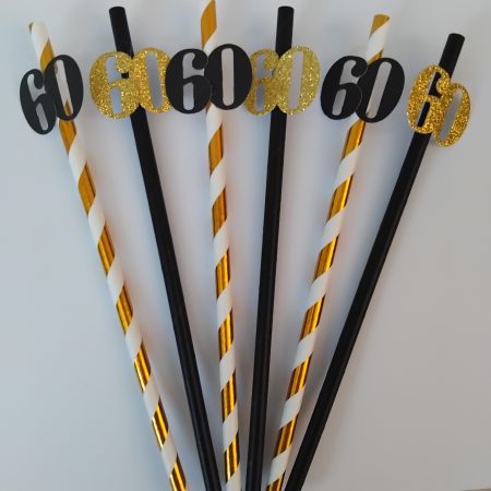 ANY AGE Straws,Glitter Age Straws, Birthday Straws, Party straws,Glitter Birthday Straws