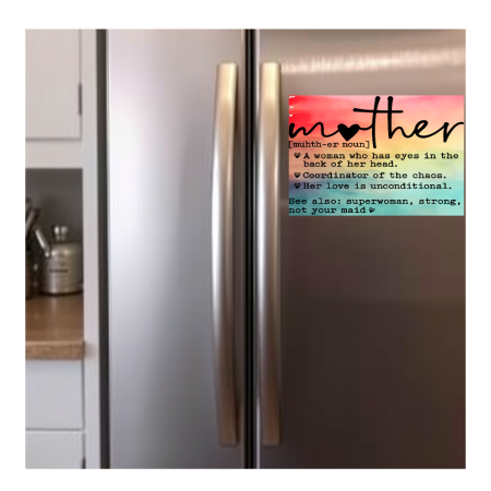 Personalised magnet, custom, all occasions.