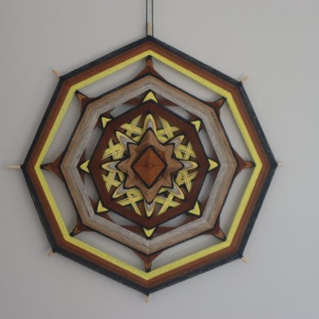Ojos de Dios 'Echoes in the Sand'/ Handcrafted Mandala/ Birthday gift/ Spiritual present