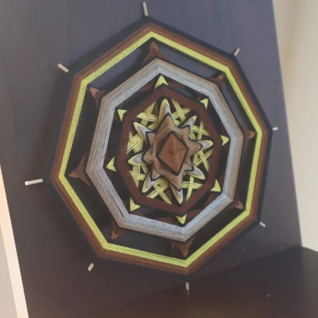 Ojos de Dios 'Echoes in the Sand'/ Handcrafted Mandala/ Birthday gift/ Spiritual present