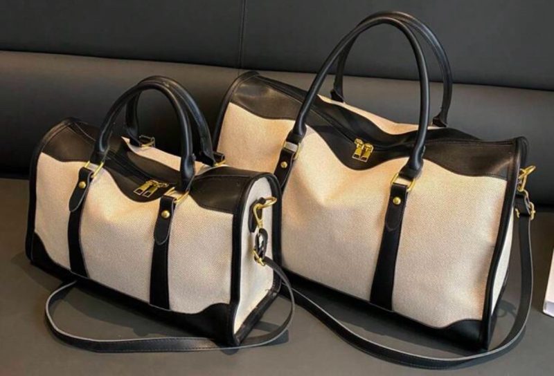 Canvas Duffle Bag, Personalised, 2 Colours, 2 Sizes