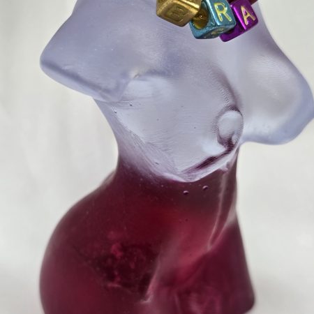 breast cancer awareness statue torso figure