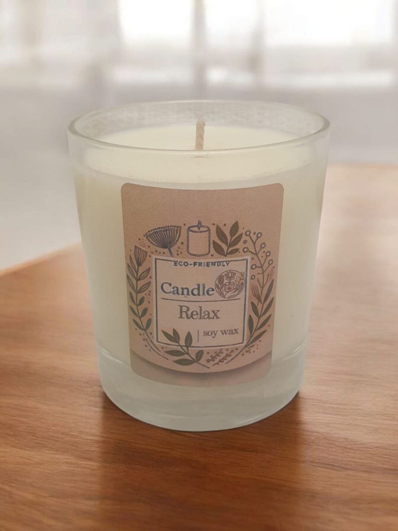 Lavender Scented Handmade Candle