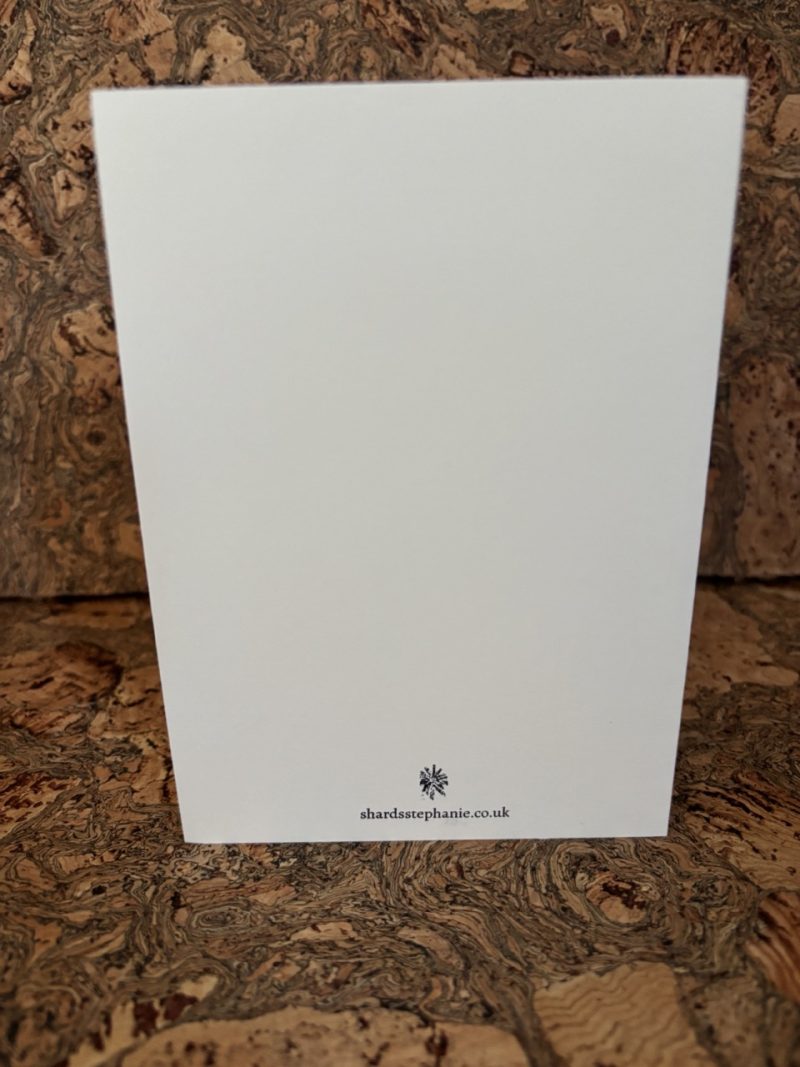 Handmade Unique Greetings Card, Eco friendly Gfits, one of a kind Art Print Card