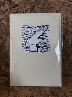 Handmade Unique Greetings Card, Eco friendly Gfits, one of a kind Art Print Card