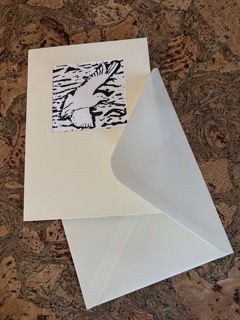Handmade Unique Greetings Card, Eco friendly Gfits, one of a kind Art Print Card