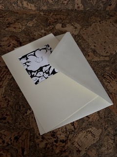 Handmade Unique Greetings Card, Eco friendly Gifts, one of a kind Art Print Card