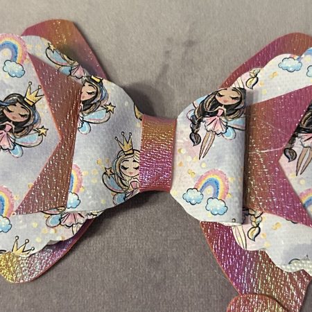 Handmade fairy hair bow clips