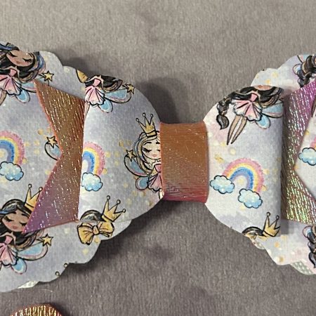 Handmade fairy hair bow clips
