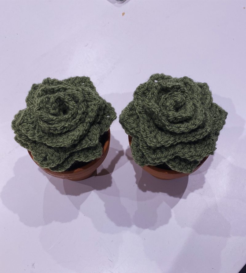 Handmade Crochet Cacti in Pots, Crochet Gifts, Crochet Cactus, Crochet Succulents
